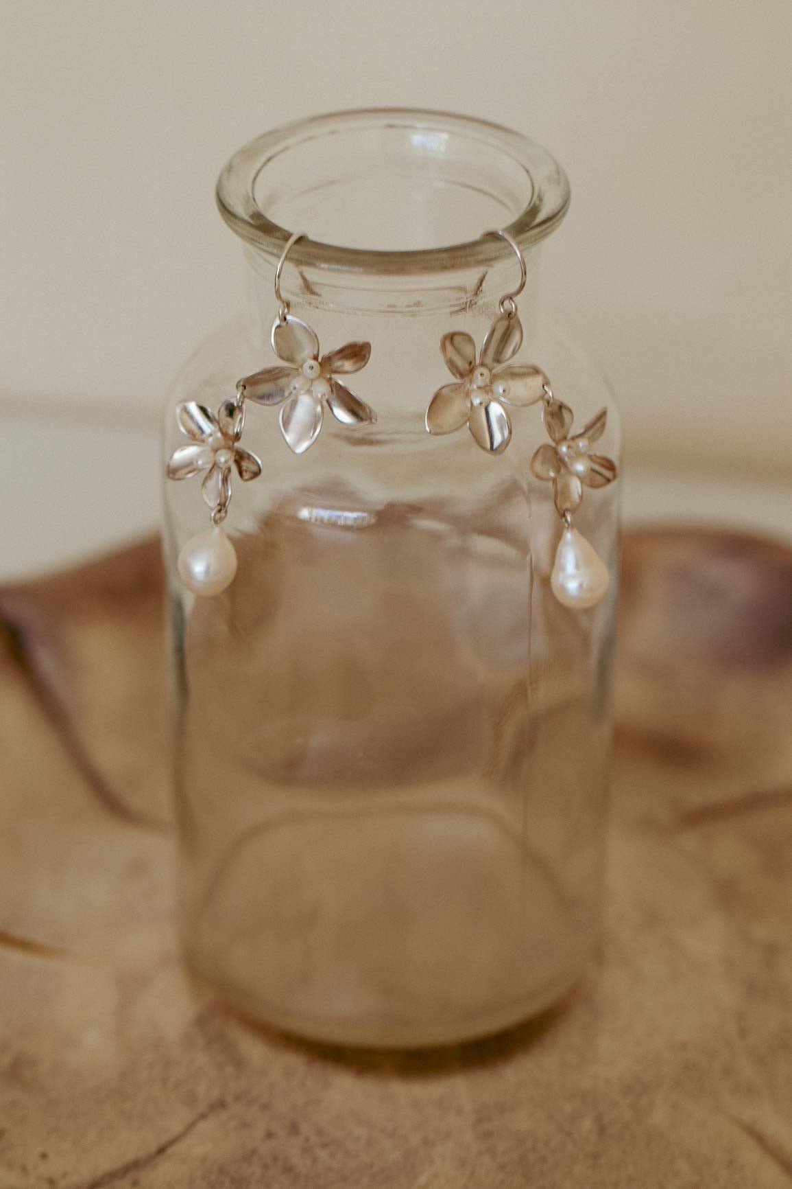 Snowdrift earrings