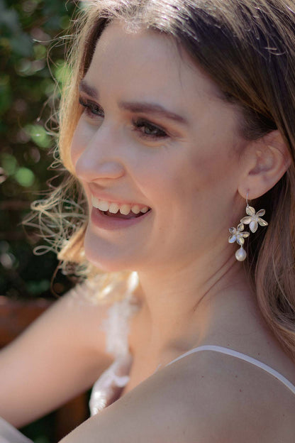 Snowdrift earrings